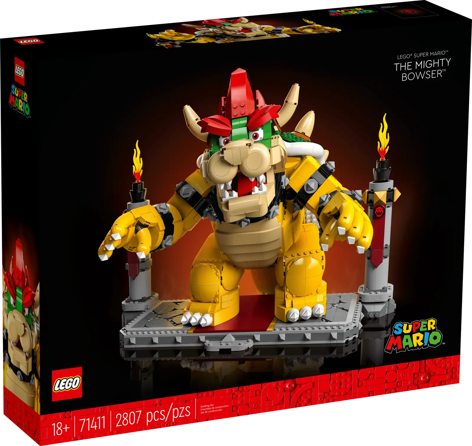 Блоковый конструктор LEGO Super Mario Мощный Боузер (71411)