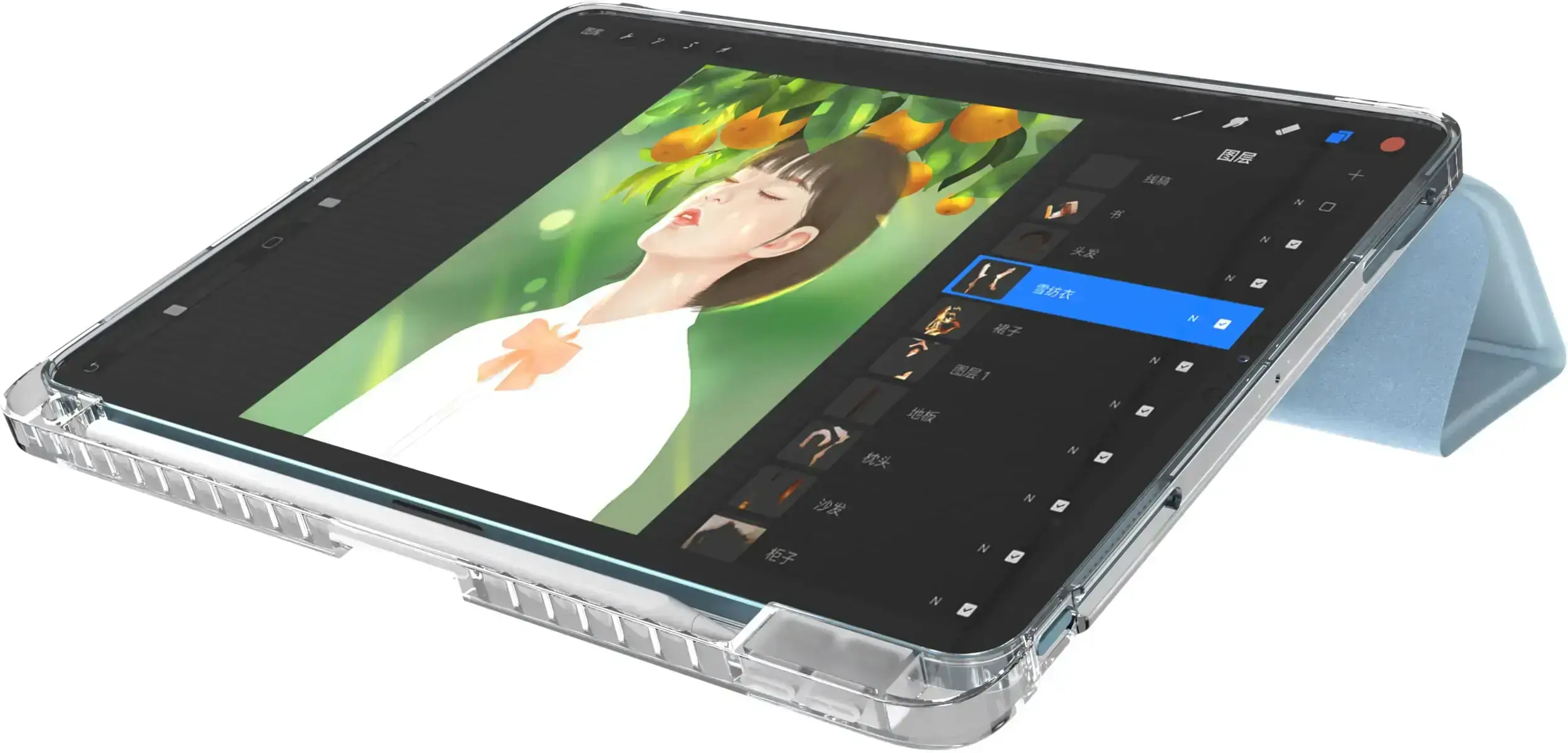 Чохол-книжка Comma Joy Series for iPad Pro 11-inch (2022/2021/2020/2018) / iPad Air (2024 / 2022 / 2020) - Gray (01168)