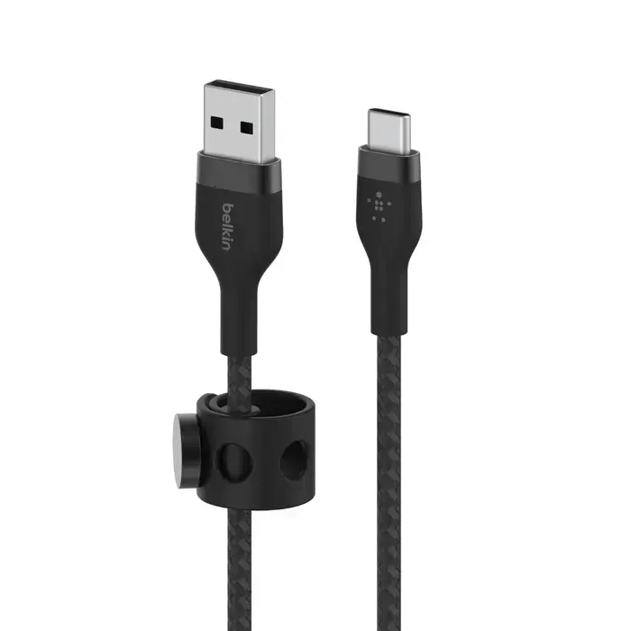 Кабель Belkin BoostCharge Pro Flex USB-A to USB-C Cable 15W - 2m (CAB010bt2MBK)