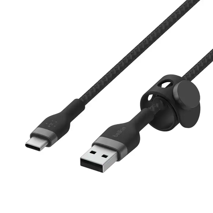 Кабель Belkin BoostCharge Pro Flex USB-A to USB-C Cable 15W - 2m (CAB010bt2MBK)