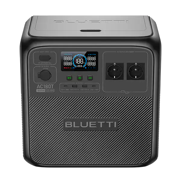 Портативная зарядная станция BLUETTI AC180T Solar Portable Power Station | 1800W 1433Wh