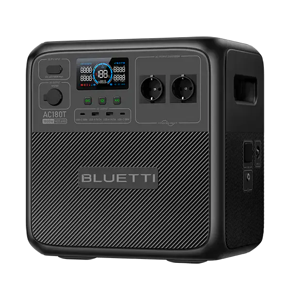 Портативная зарядная станция BLUETTI AC180T Solar Portable Power Station | 1800W 1433Wh