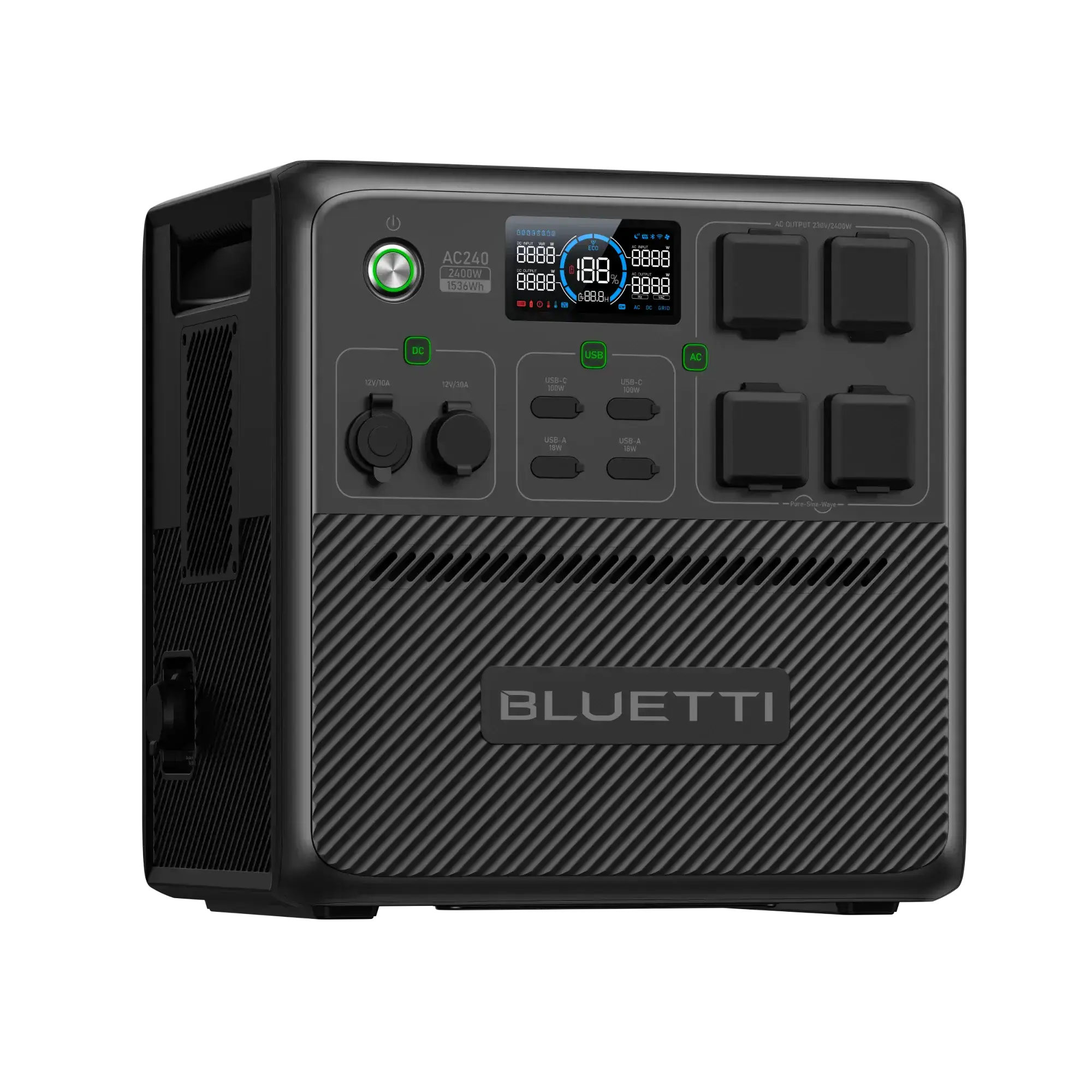 Портативная зарядная станция BLUETTI AC240 Portable Power Station | 2400W 1536Wh