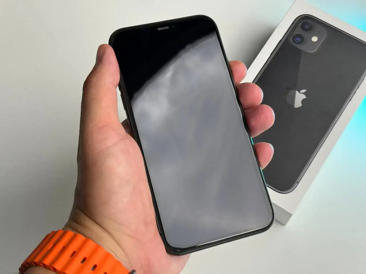 Б/У Apple iPhone 11 128GB Black (MWLE2) Full Box - Состояние: хороший | Аккумулятор: 100% | Комплект: коробка | Гарантія: 1 мес.
