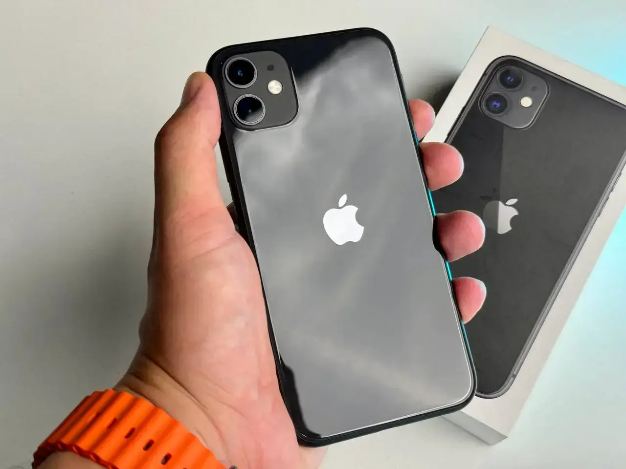 Б/У Apple iPhone 11 128GB Black (MWLE2) Full Box - Состояние: хороший | Аккумулятор: 100% | Комплект: коробка | Гарантія: 1 мес.