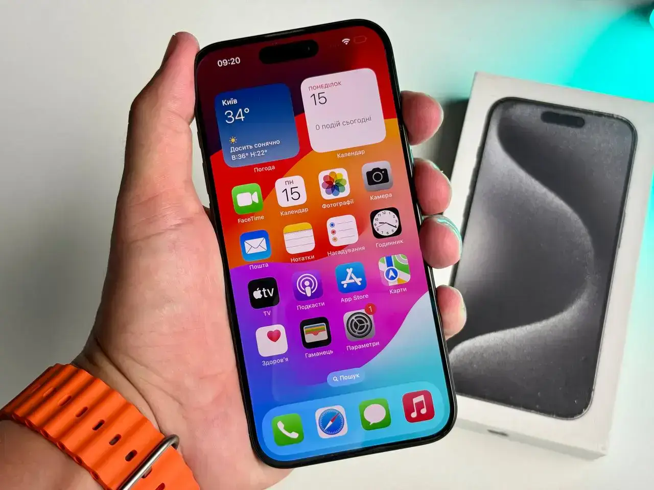 ВЖИВАНИЙ Apple iPhone 15 Pro 512GB Black Titanium (MTV73) - Стан: гарний | Акумулятор: 89% | Комплект: повний | Гарантія: 1 міс.