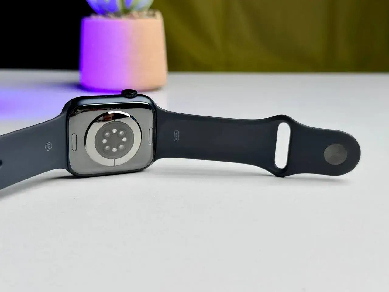 Apple Watch Series 9 GPS 45mm Midnight Aluminum Case with Midnight Sport Band - M/L (MR9A3) Нові, без коробки