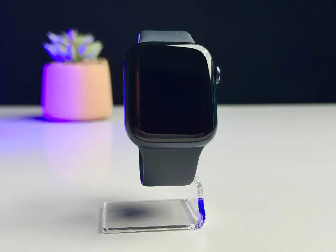 Apple Watch Series 9 GPS 45mm Midnight Aluminum Case with Midnight Sport Band - M/L (MR9A3) Нові, без коробки