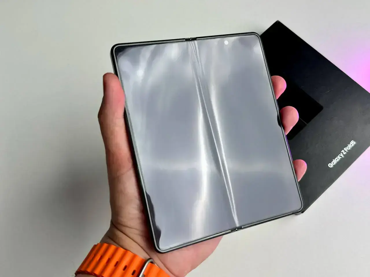 ВЖИВАНИЙ Смартфон Samsung Galaxy Fold 5 12GB/1TB - Phantom Black (SM-F946BZKN) - Стан: ідеальний | Акумулятор: 100% | Комплект: повний | Гарантія: 1 міс.