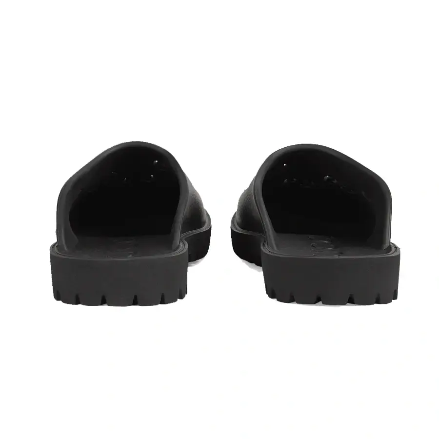 Взуття Gucci slip on sandal in black GG rubber - Size 39 (655517 JFB00 1000)