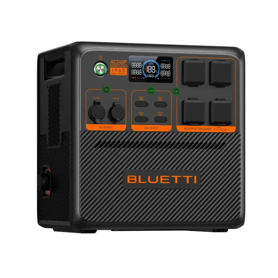 Зарядна станція BLUETTI AC240P Portable Power Station | 2400W 1843Wh (P-AC240P-EU-GY-BL-010)