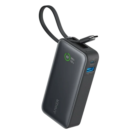 Внешний аккумулятор (павербанк) Anker Nano Power Bank 30W 10000 mAh - Black (A1259)