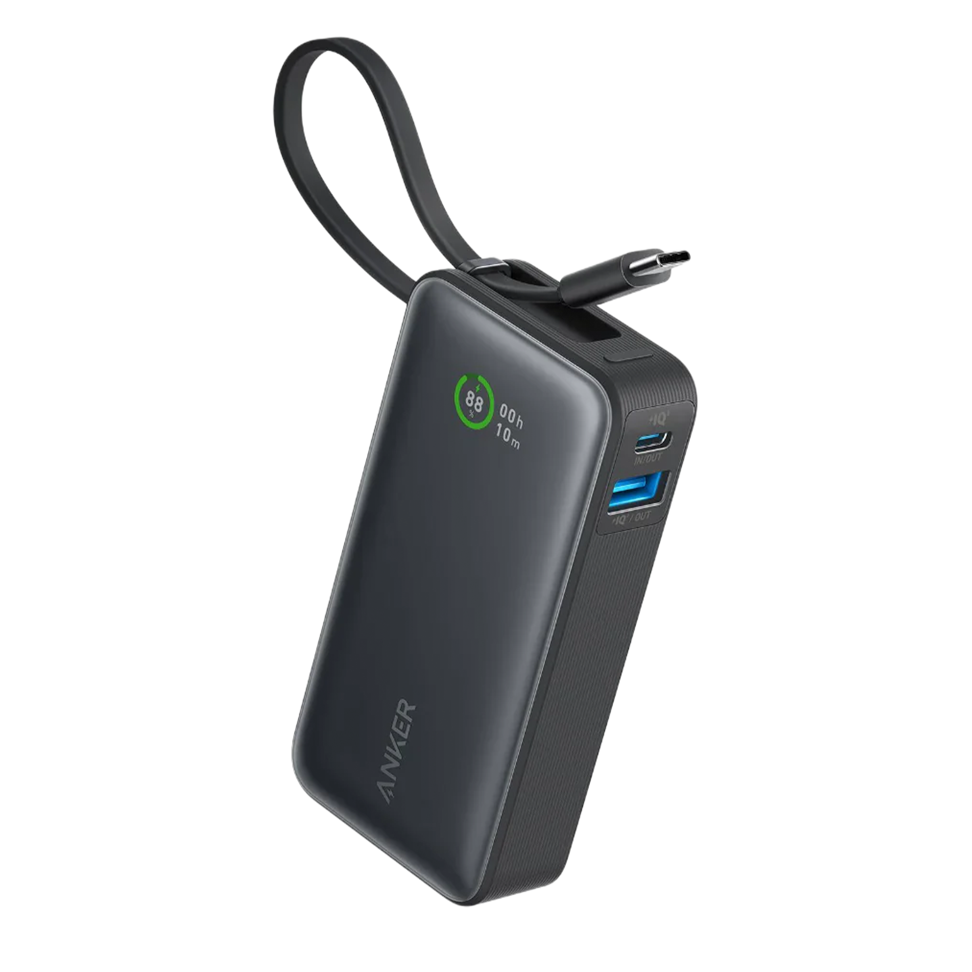 Зовнішній акумулятор (павербанк) Anker Nano Power Bank 30W 10000 mAh - Black (A1259)