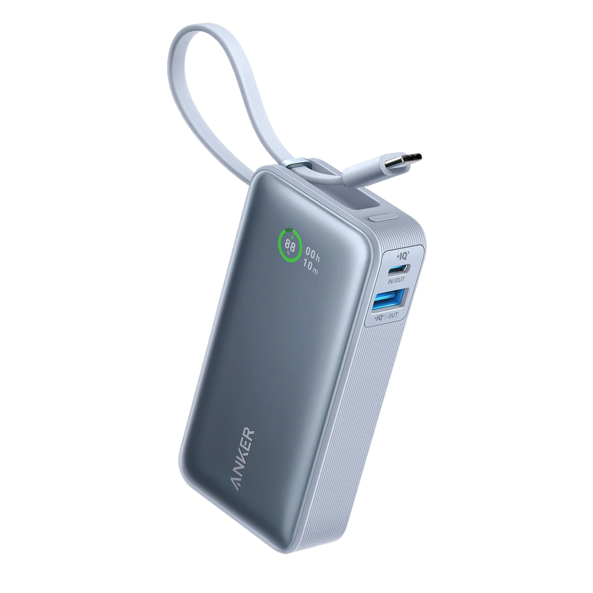 Зовнішній акумулятор (павербанк) Anker Nano Power Bank 30W 10000 mAh - Blue (A1259)