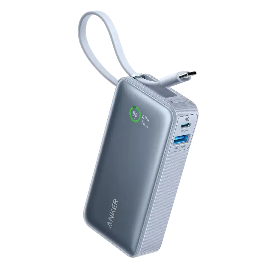 Зовнішній акумулятор (павербанк) Anker Nano Power Bank 30W 10000 mAh - Blue (A1259031)