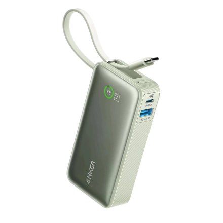 Внешний аккумулятор (павербанк) Anker Nano Power Bank 30W 10000 mAh - Green (A1259)