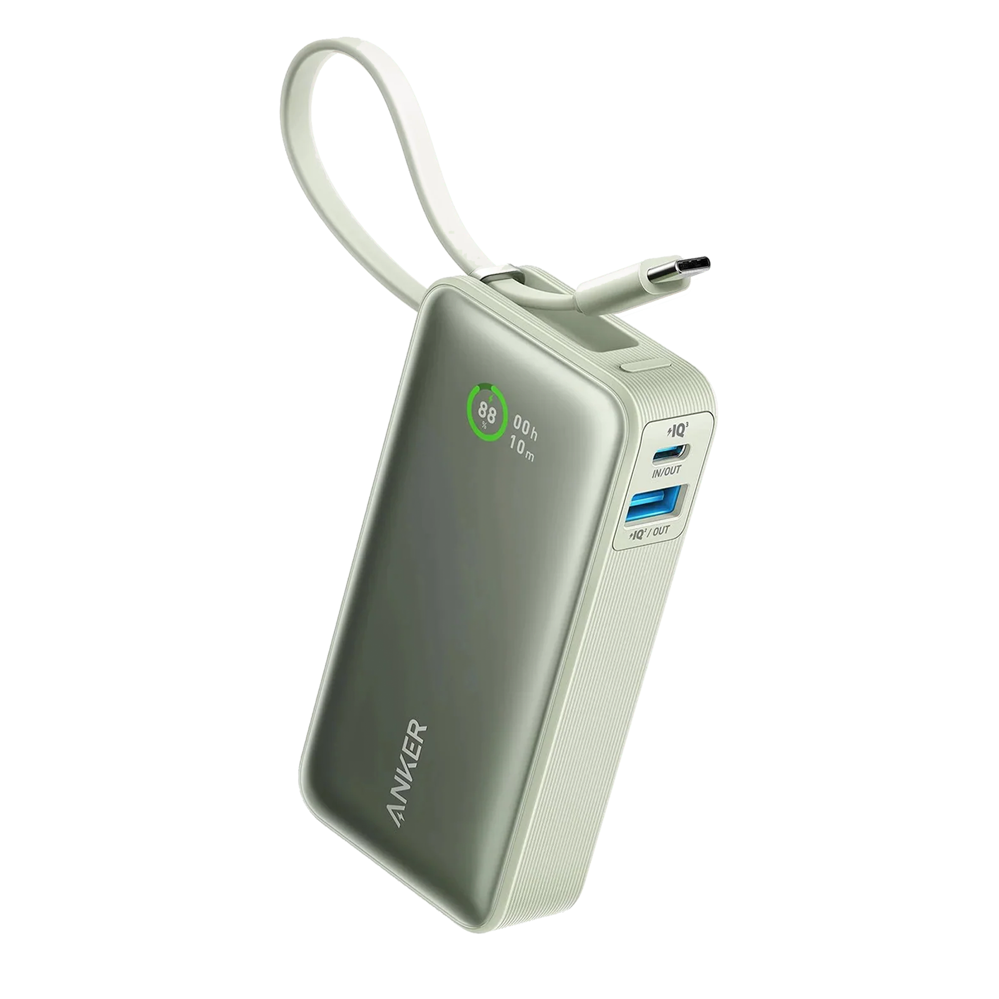 Зовнішній акумулятор (павербанк) Anker Nano Power Bank 30W 10000 mAh - Green (A1259)