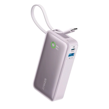 Зовнішній акумулятор (павербанк) Anker Nano Power Bank 30W 10000 mAh - Violet (A1259)