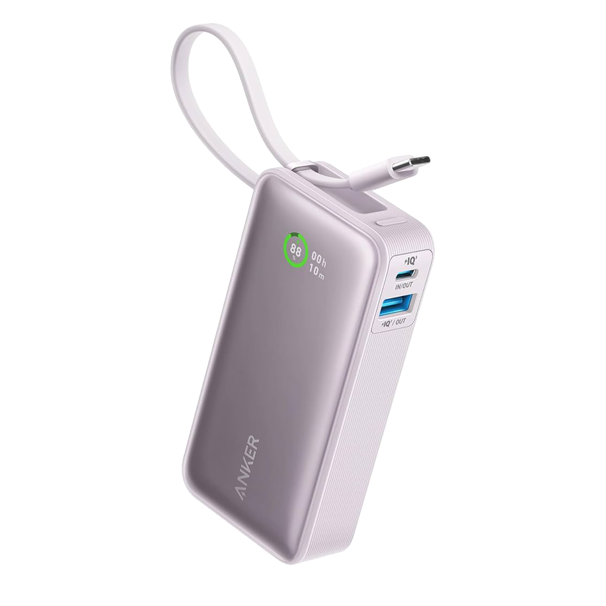 Зовнішній акумулятор (павербанк) Anker Nano Power Bank 30W 10000 mAh - Violet (A1259)