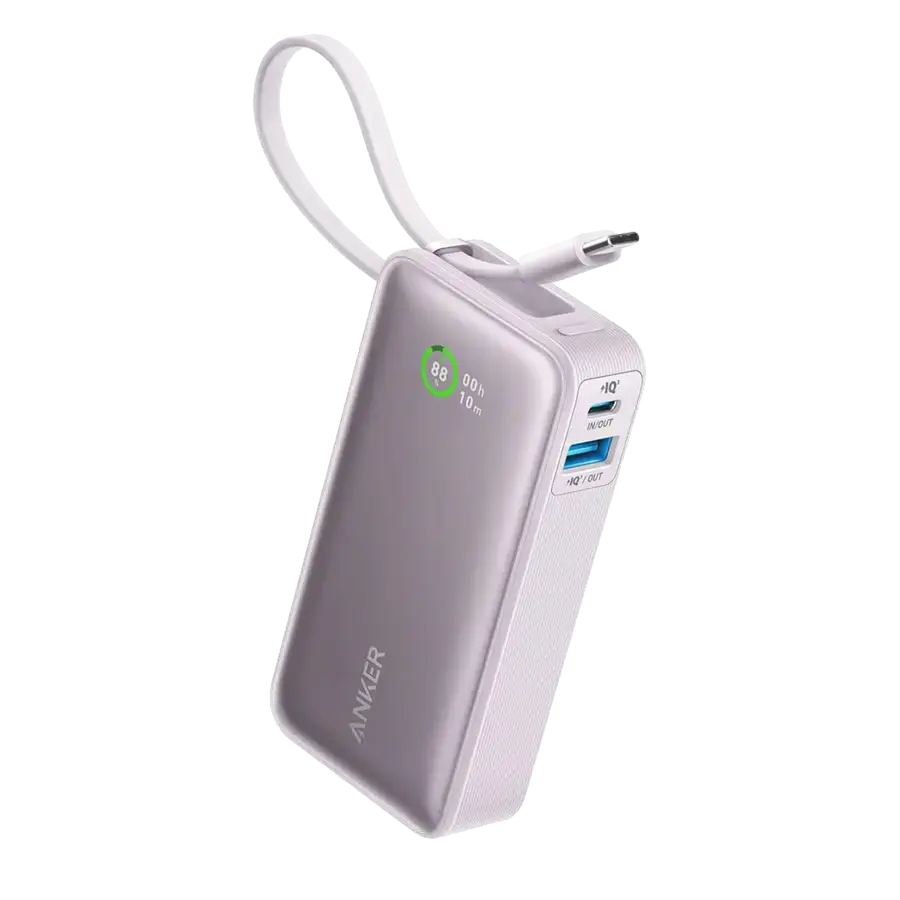 Зовнішній акумулятор (павербанк) Anker Nano Power Bank 30W 10000 mAh - Violet (A12590V1)