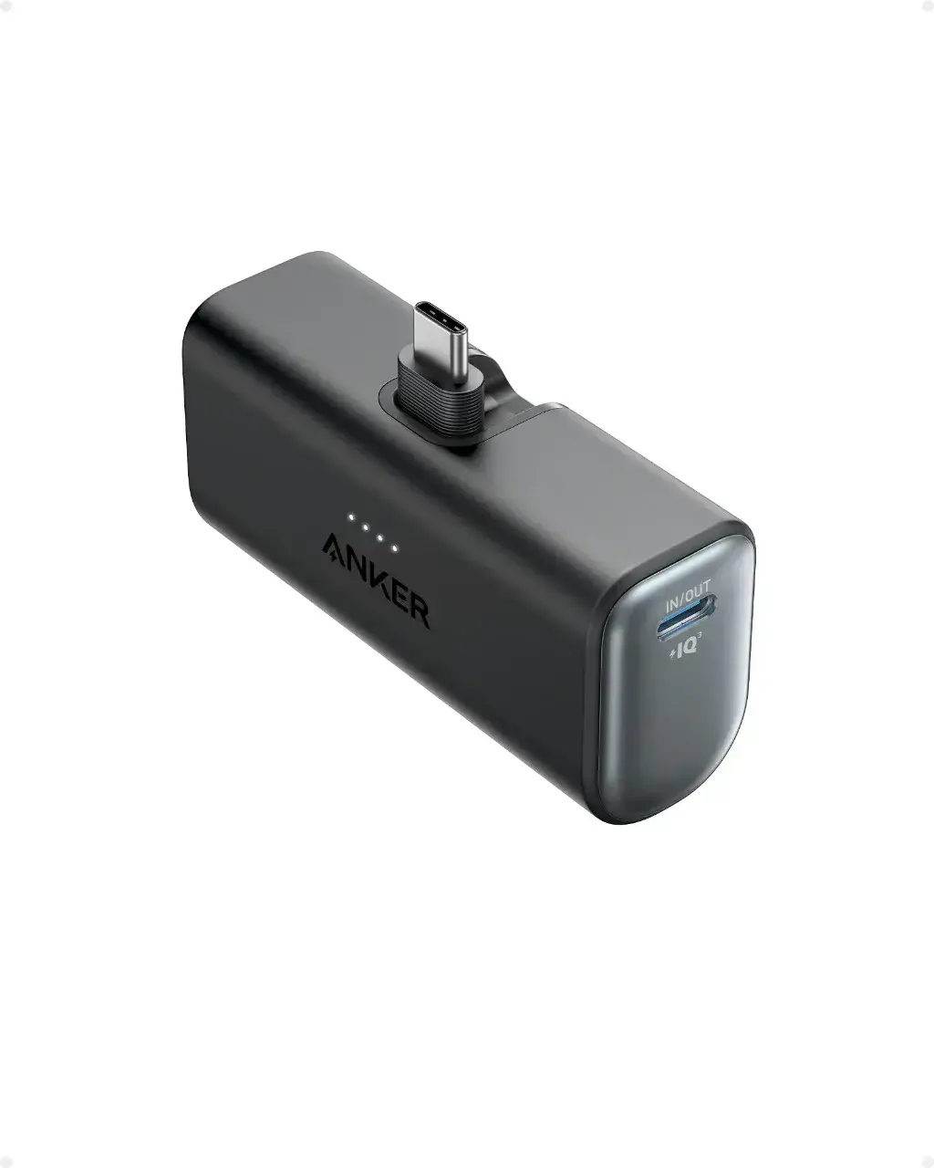 Зовнішній акумулятор (павербанк) Anker Nano з роз’ємом USB-C 22,5W 5000 mAh - Black (A1653011)