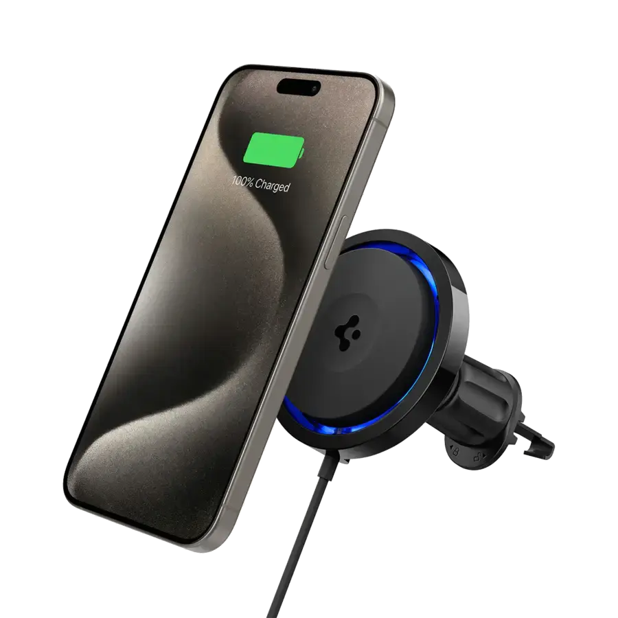 Автотримач з функцією бездротової зарядки Spigen OneTap Pro 3 CryoMax Hook Car Mount | ITS13WC (MagFit)(ACP07446)