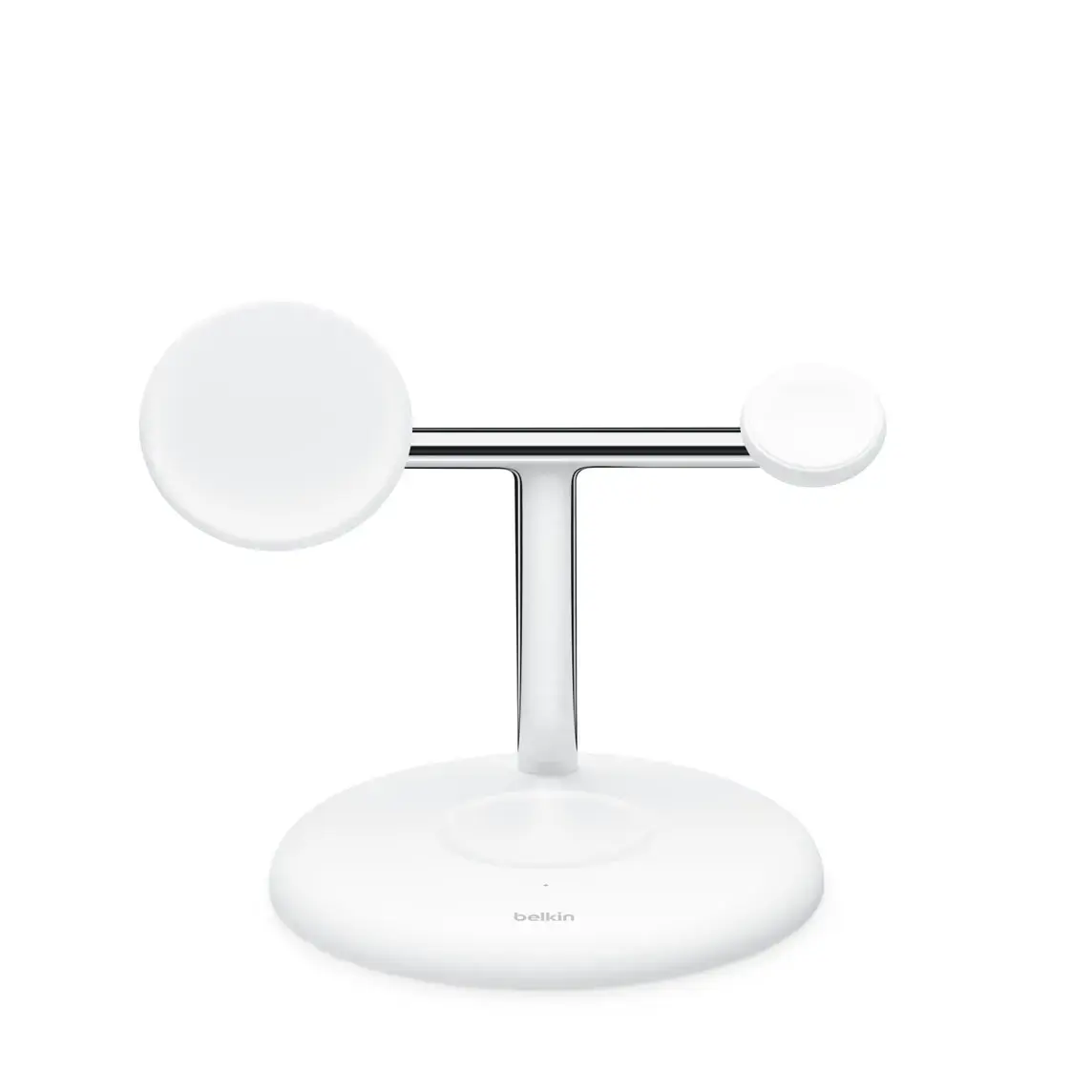 Беспроводное зарядное устройство Belkin BoostCharge Pro 3-in-1 Magnetic Charging Stand with Qi2 15W - White (WIZ023ttWH) EU Plug
