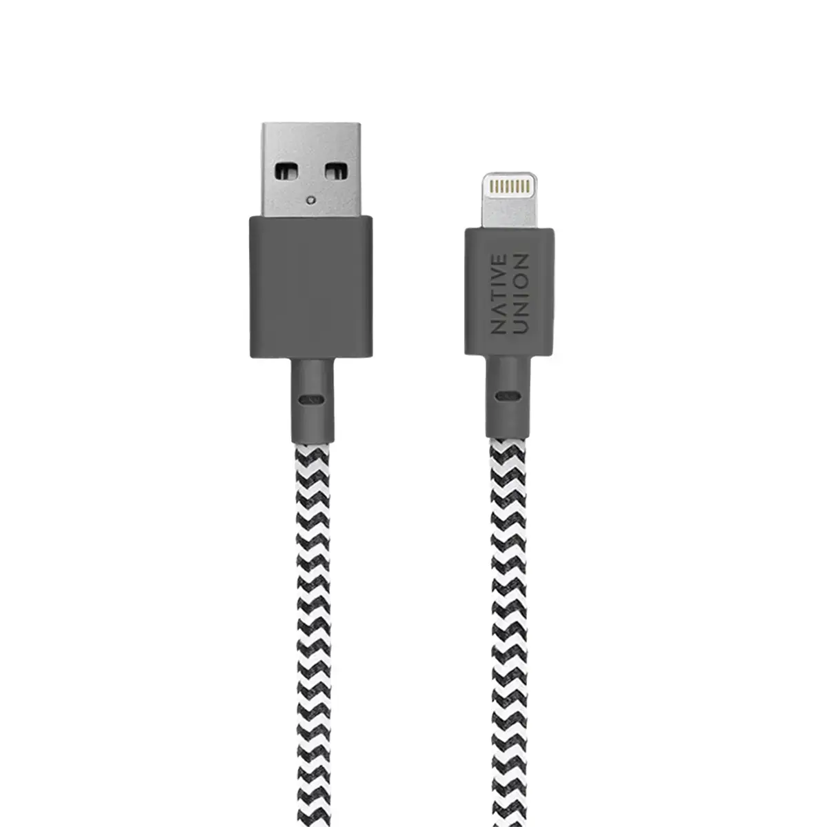 Кабель Native Union Belt Cable XL Lightning Zebra (3 m) (BELT-L-ZEB-3-NP)