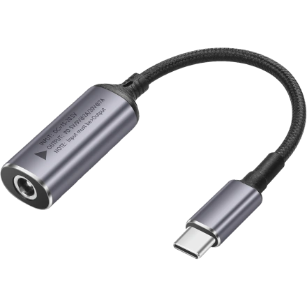 Кабель SinLoon USB Type-C/DC 5.5*2.5 з PD 140W для живлення пристроїв