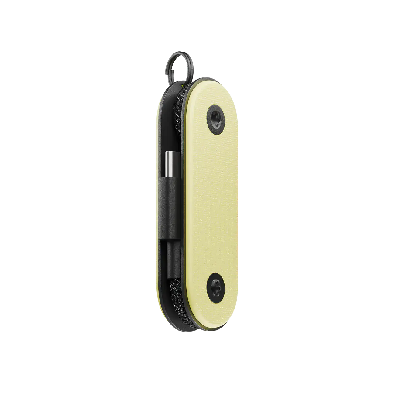 Кишеньковий кабель Native Union Pocket Cable USB-C to USB-C [60W] - Lemon (POCK-C-LMO-NP)