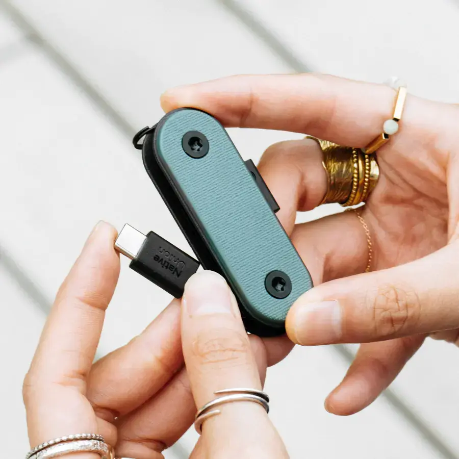 Кишеньковий кабель Native Union Pocket Cable USB-C to USB-C [60W] - Lemon (POCK-C-LMO-NP)