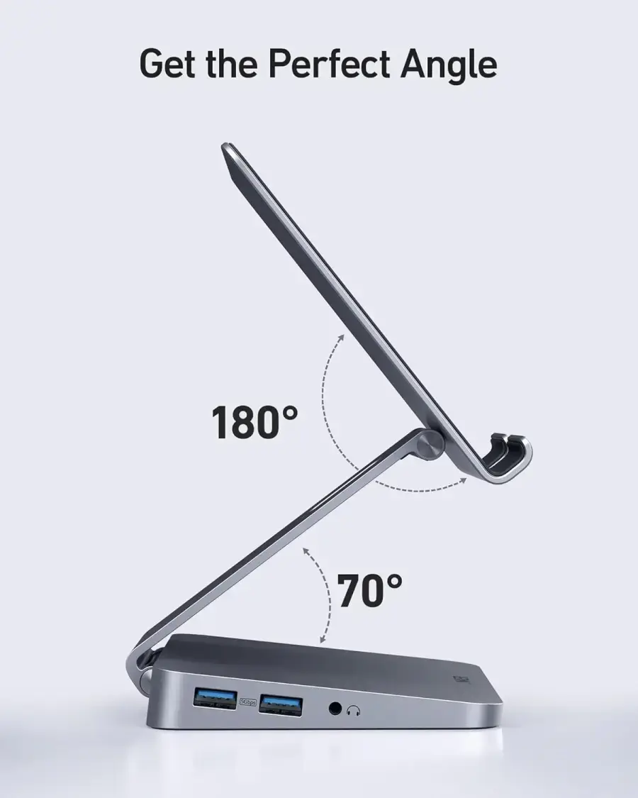 Концентратор Anker 551 USB-C Hub [8 в 1, подставка для планшета] - Space Grey (a8387)