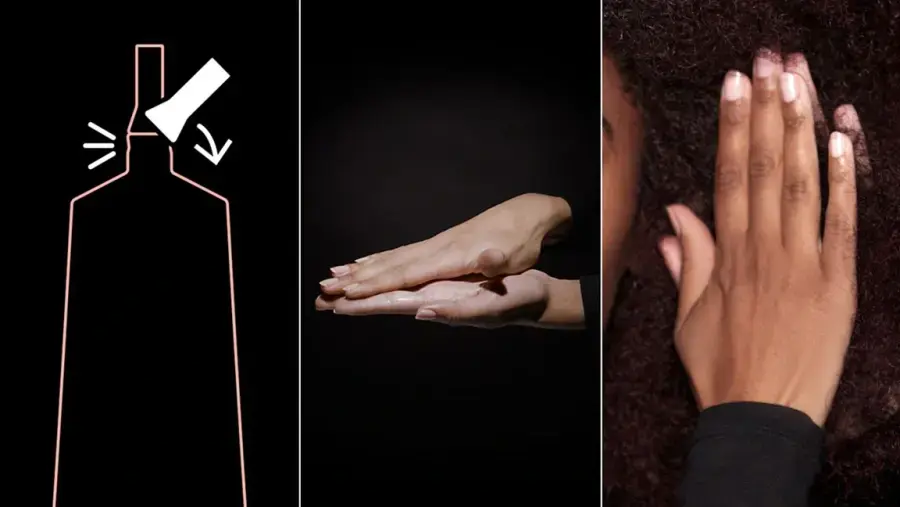 Крем для попередньої укладки кучерявого волосся Dyson Chitosan Pre-style cream mini Curly to coily light conditioning 15ml (505163-01)