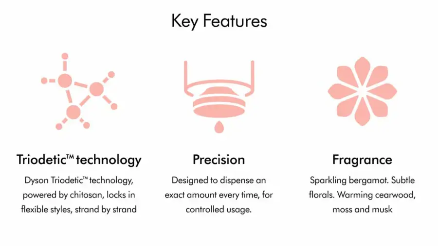 Крем для попередньої укладки кучерявого волосся Dyson Chitosan Pre-style cream Curly to coily light conditioning 100ml (521903-01)
