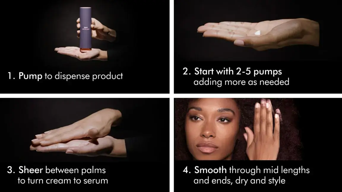 Крем для предварительной укладки вьющихся волос Dyson Chitosan Pre-style cream Curly to coily light conditioning 100ml (521903-01)