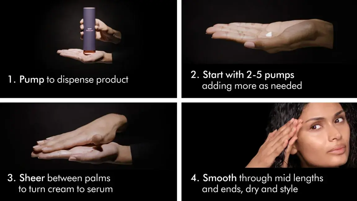 Крем для предварительной укладки вьющихся волос Dyson Chitosan Pre-style cream Curly to coily rich conditioning 100ml (521912-01)