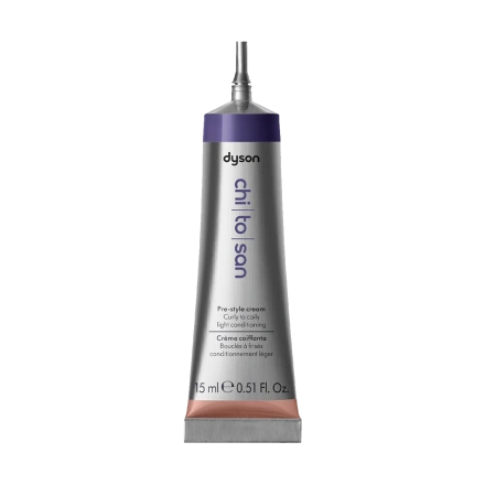 Крем для предварительной укладки вьющихся волос Dyson Chitosan Pre-style cream mini Curly to coily light conditioning 15ml (505204-01)