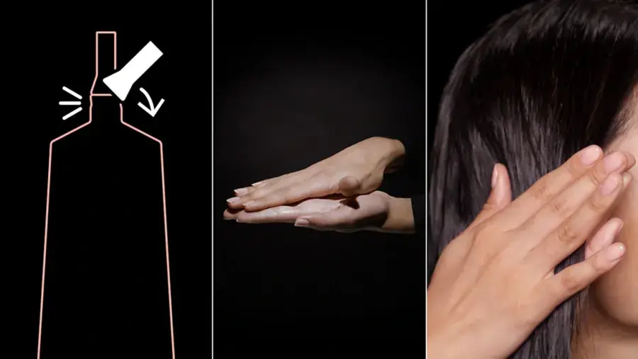 Крем для попередньої укладки прямого та хвилястого волосся Dyson Chitosan Pre-style cream Straight to wavy rich conditioning mini 15ml (505146-01)