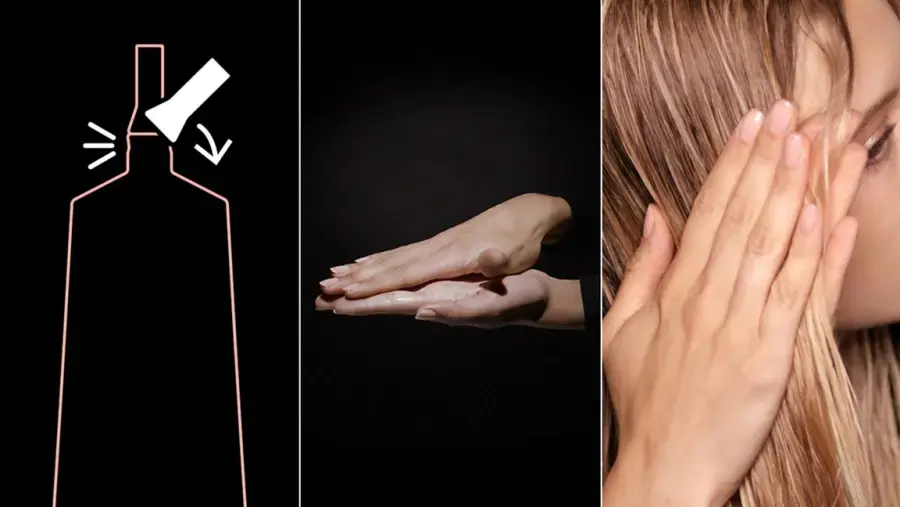 Крем для предварительной укладки прямых и волнистых волос Dyson Chitosan Pre-style cream Straight to wavy light conditioning mini 15ml (505145-01)