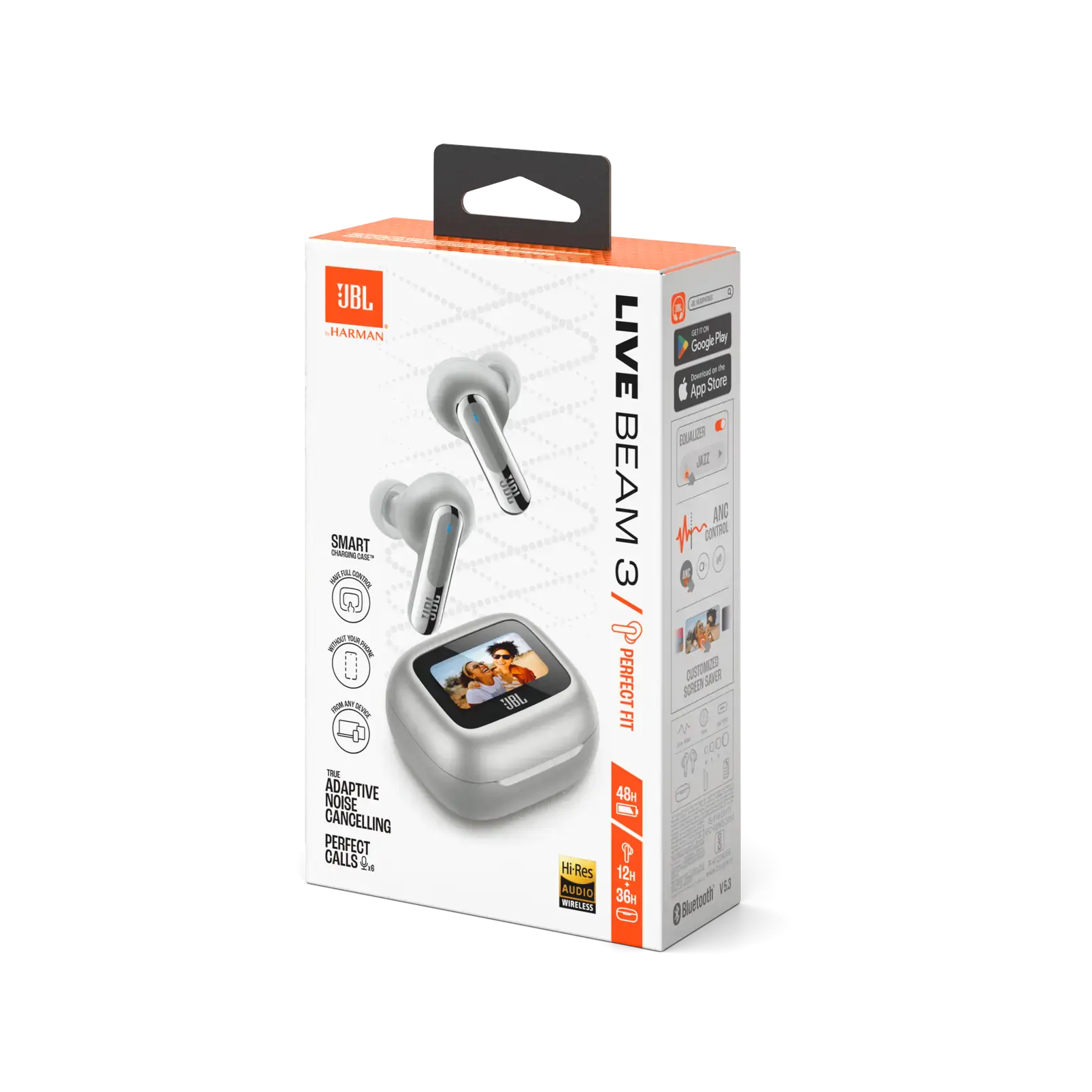 Навушники JBL Live Beam 3 - Silver (JBLLIVEBEAM3SIL)