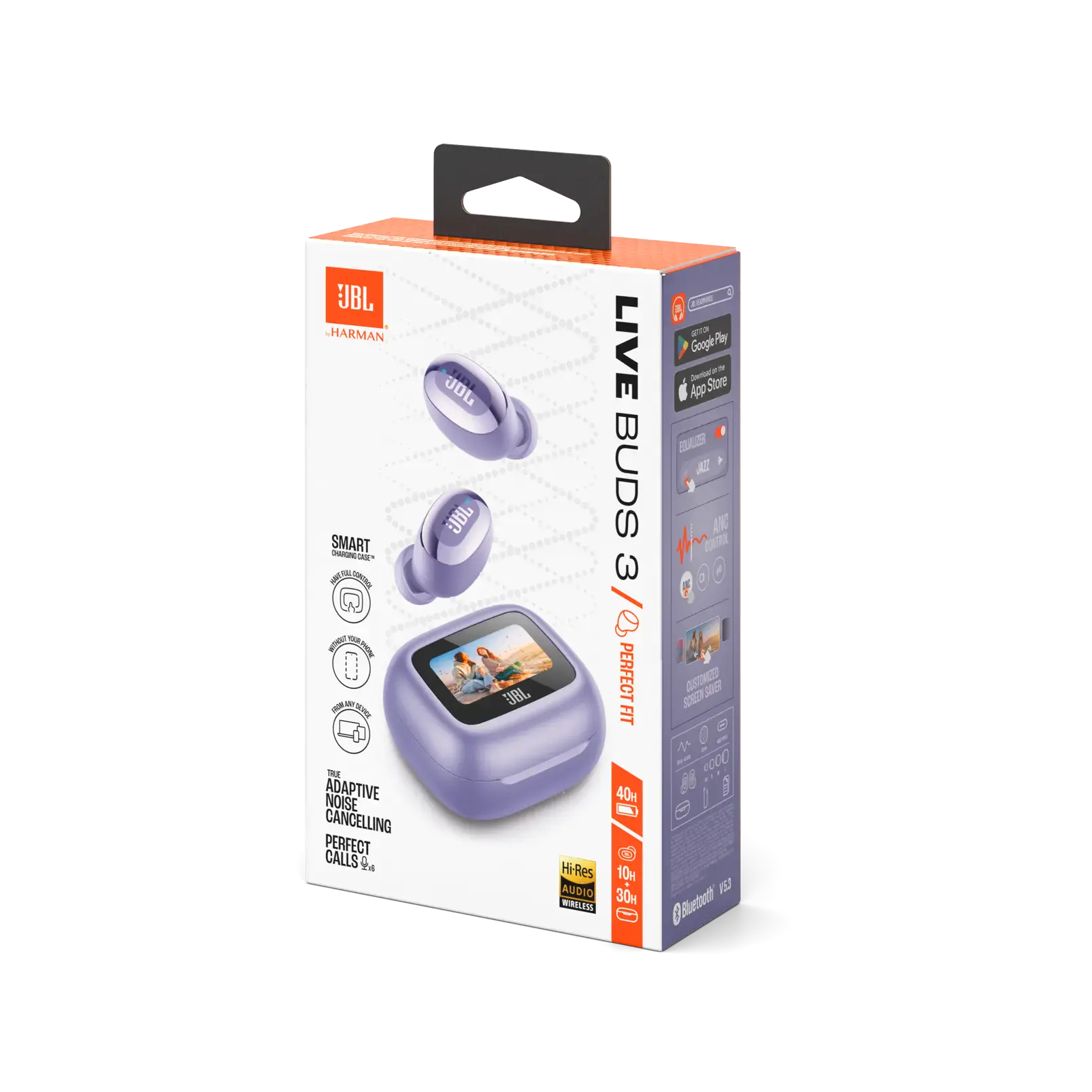 Наушники JBL Live Buds 3 - Purple (JBLLIVEBUDS3PUR)