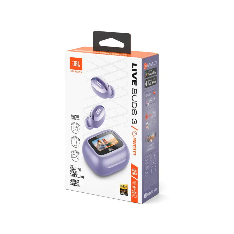 Наушники JBL Live Buds 3 - Purple (JBLLIVEBUDS3PUR)