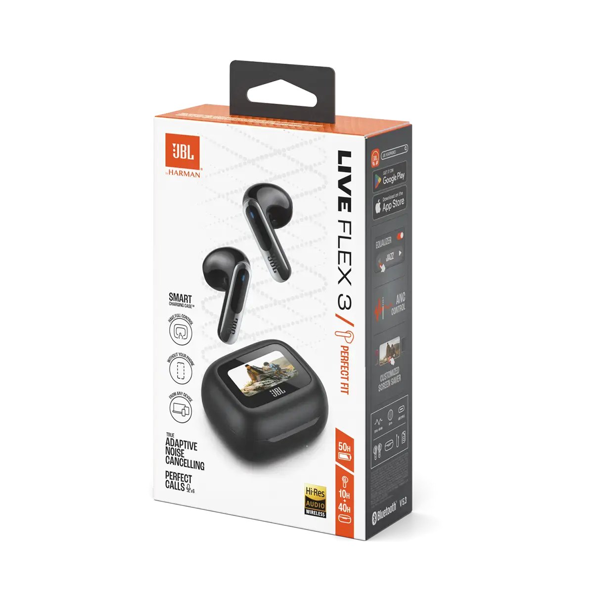 Навушники JBL Live Flex 3 - Black (JBLLIVEFLEX3BLK)