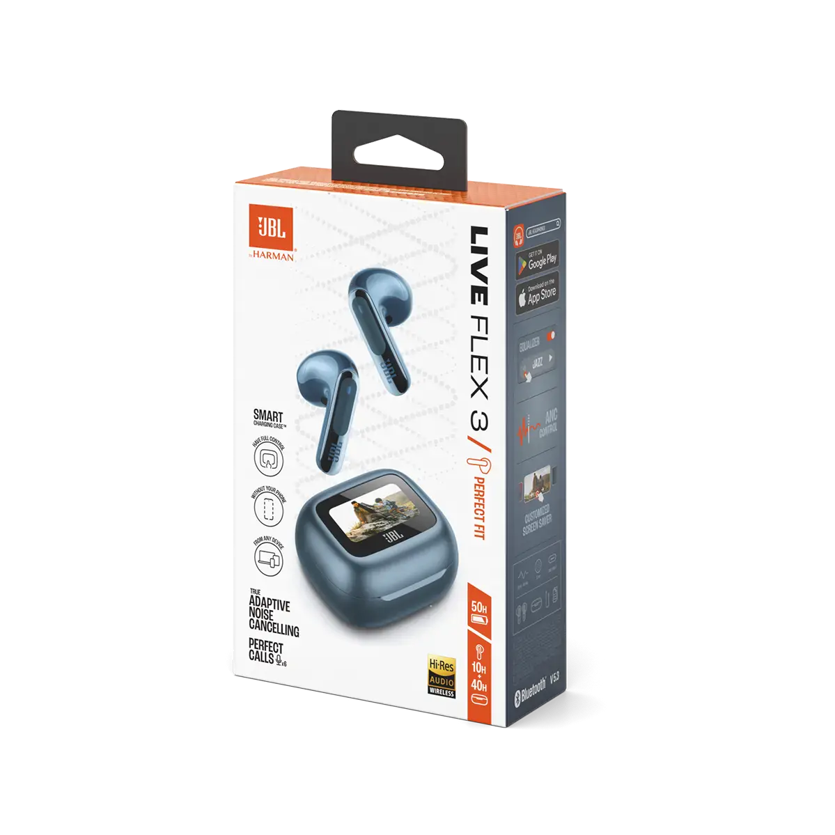 Навушники JBL Live Flex 3 - Blue (JBLLIVEFLEX3BLU)