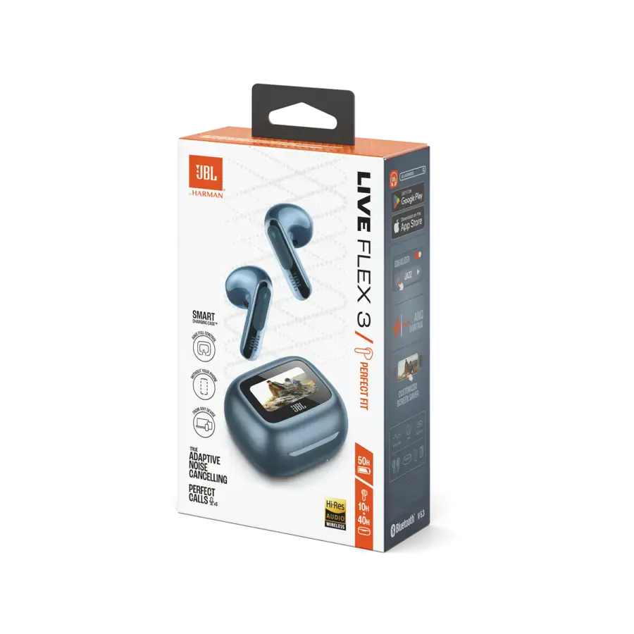 Навушники JBL Live Flex 3 - Blue (JBLLIVEFLEX3BLU)