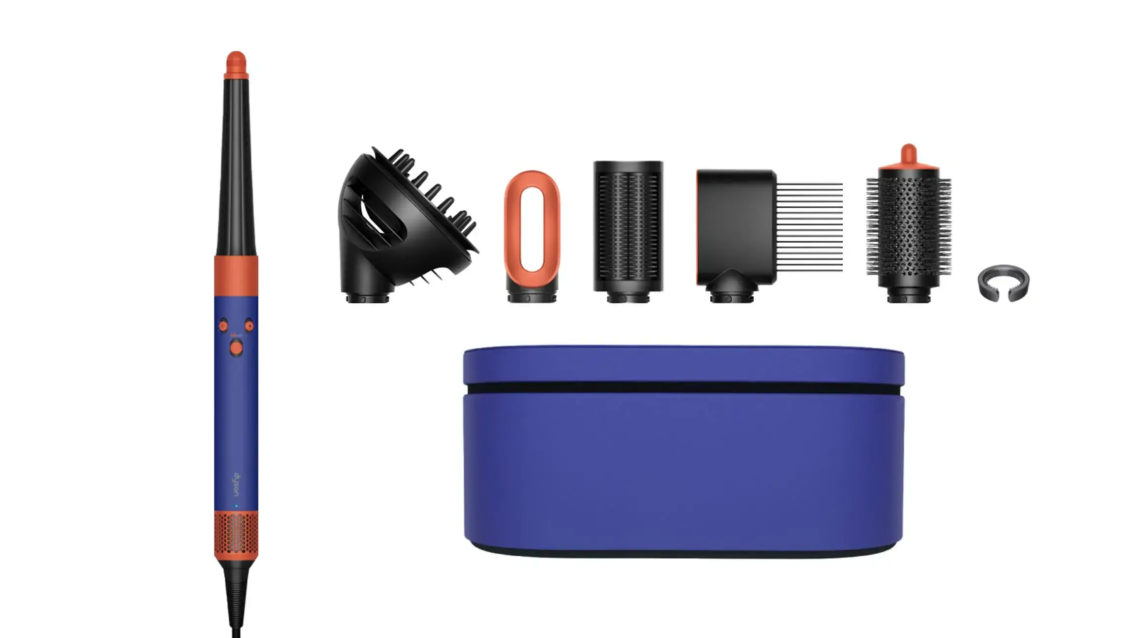 OPEN BOX Стайлер для кучерявого волосся Dyson Airwrap i.d. Multi-Styler and Dryer Curly to Coily - Vinca Blue/Topaz (533759-01) EU