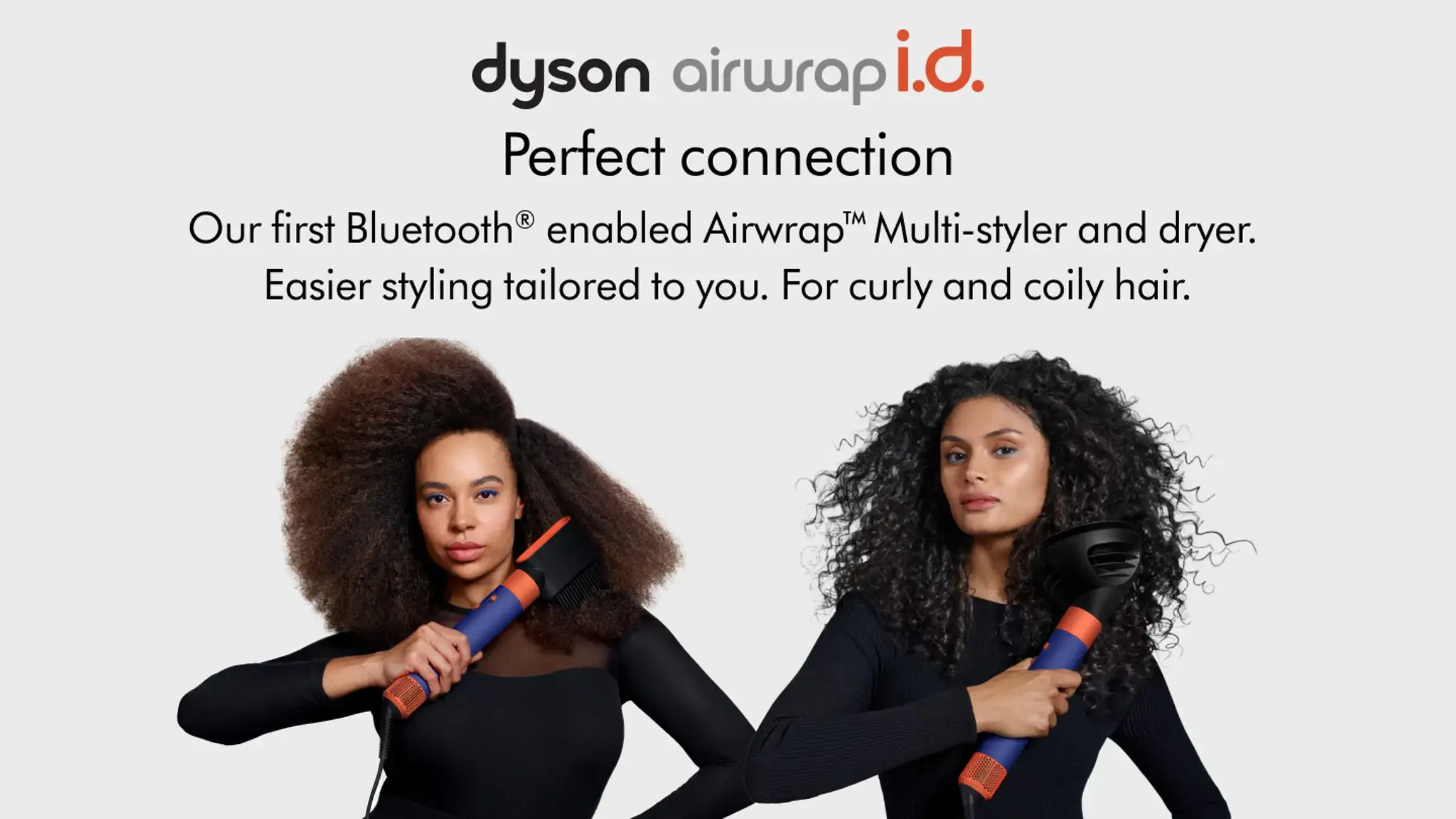 OPEN BOX Стайлер для кучерявого волосся Dyson Airwrap i.d. Multi-Styler and Dryer Curly to Coily - Vinca Blue/Topaz (533759-01) EU