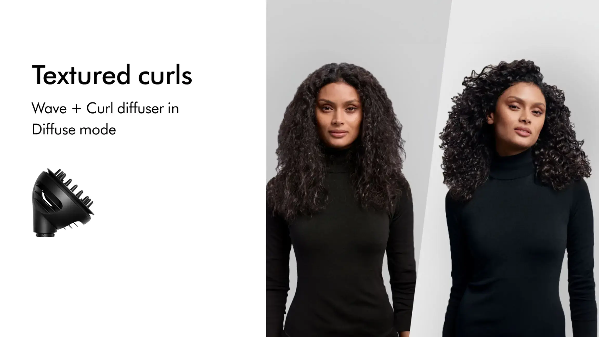 OPEN BOX Стайлер для кучерявого волосся Dyson Airwrap i.d. Multi-Styler and Dryer Curly to Coily - Vinca Blue/Topaz (533759-01) EU