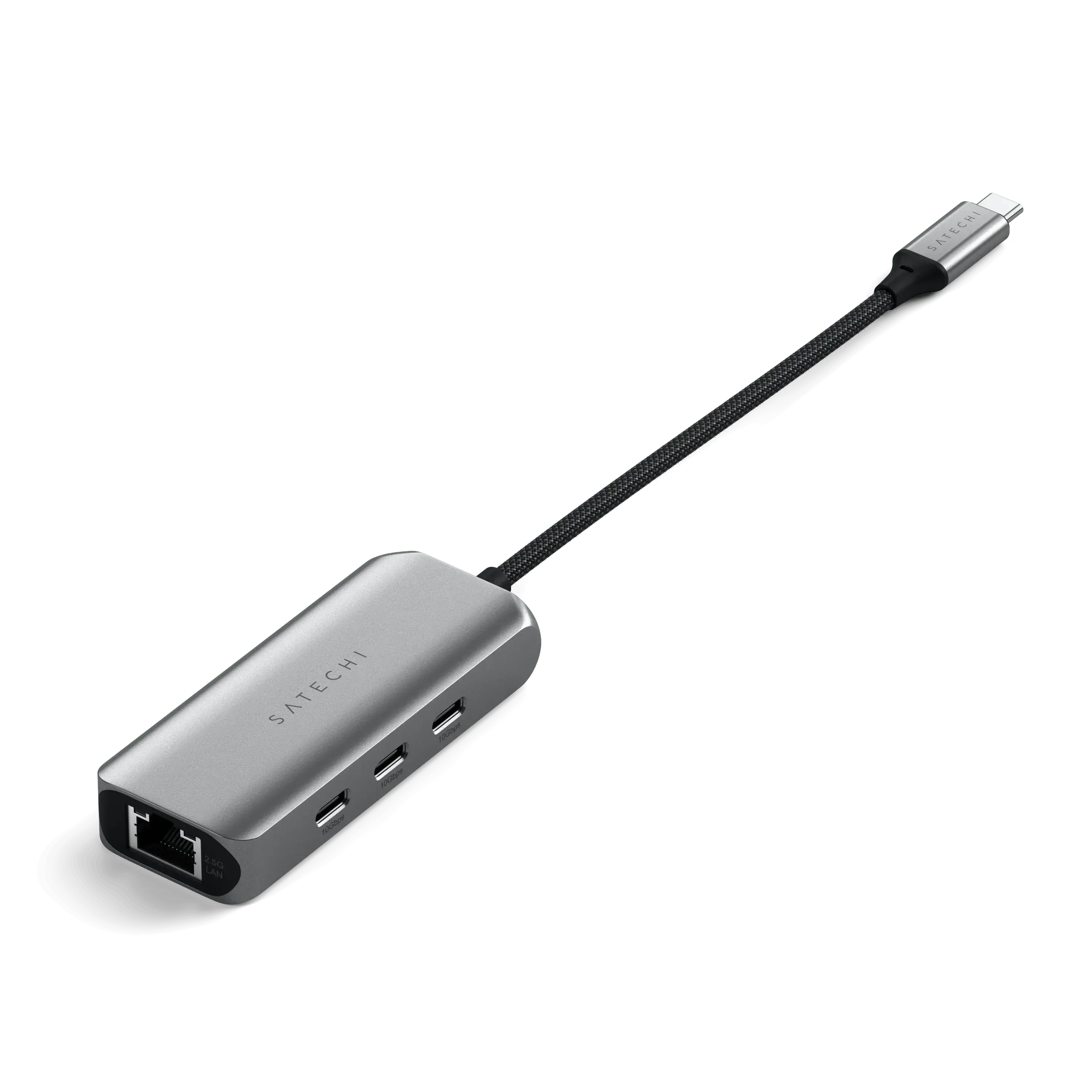 Многопортовый адаптер Satechi 4-In-1 USB-C Hub with 2.5 Gigabit Ethernet (ST-H3C25EM)