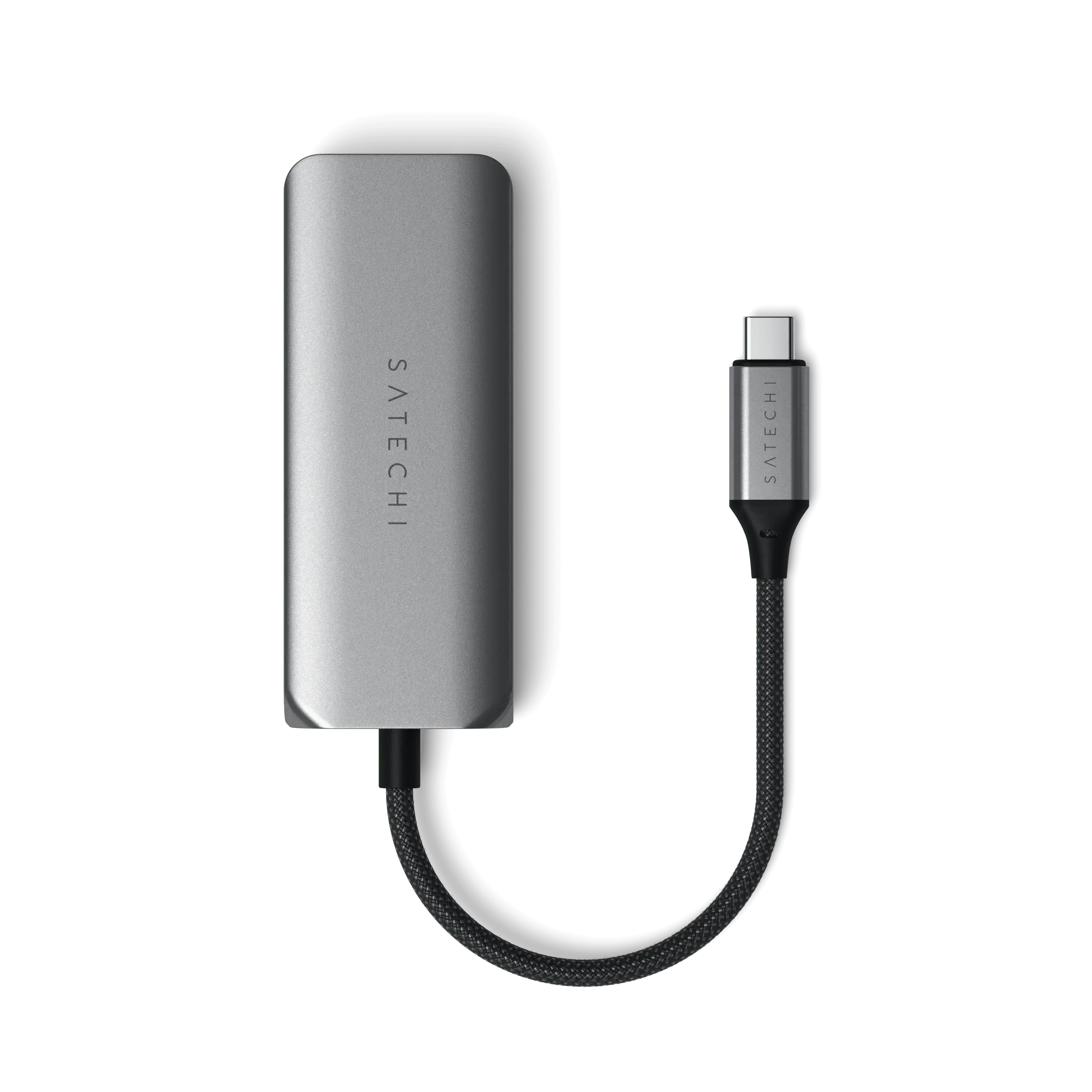 Многопортовый адаптер Satechi 4-In-1 USB-C Hub with 2.5 Gigabit Ethernet (ST-H3C25EM)
